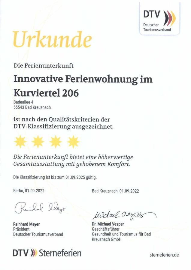 Innovative 2-Zimmer-Ferienwohnung Am Kurpark 巴特克罗伊茨纳赫 外观 照片